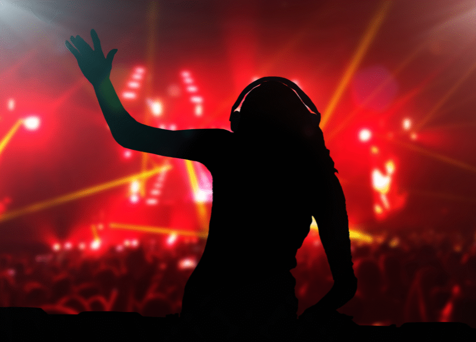 discoteca y disk jockey