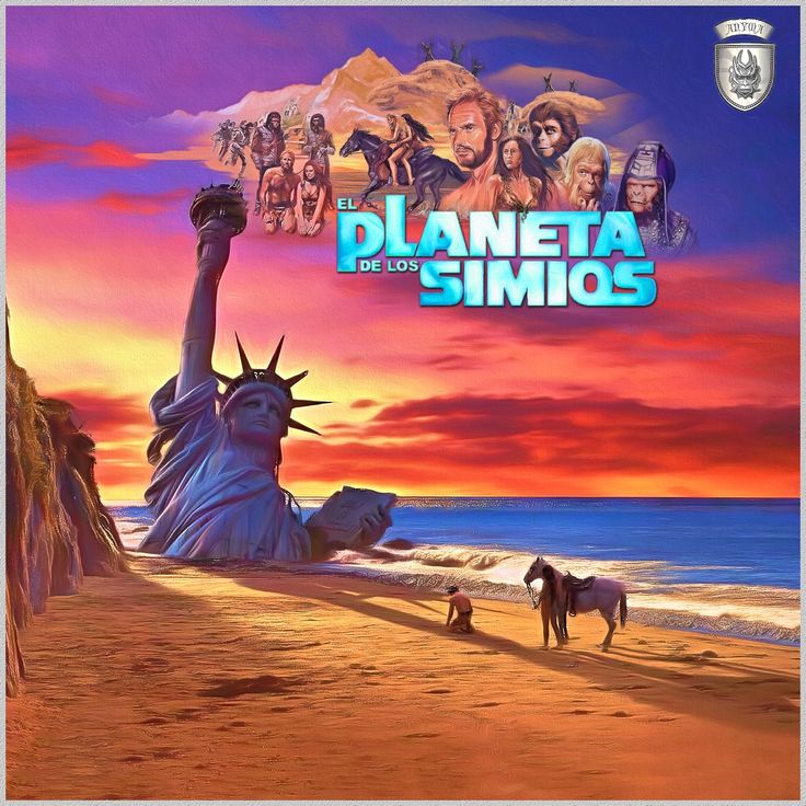 CARTEL EL PLANETA DE LOS SIMIOS